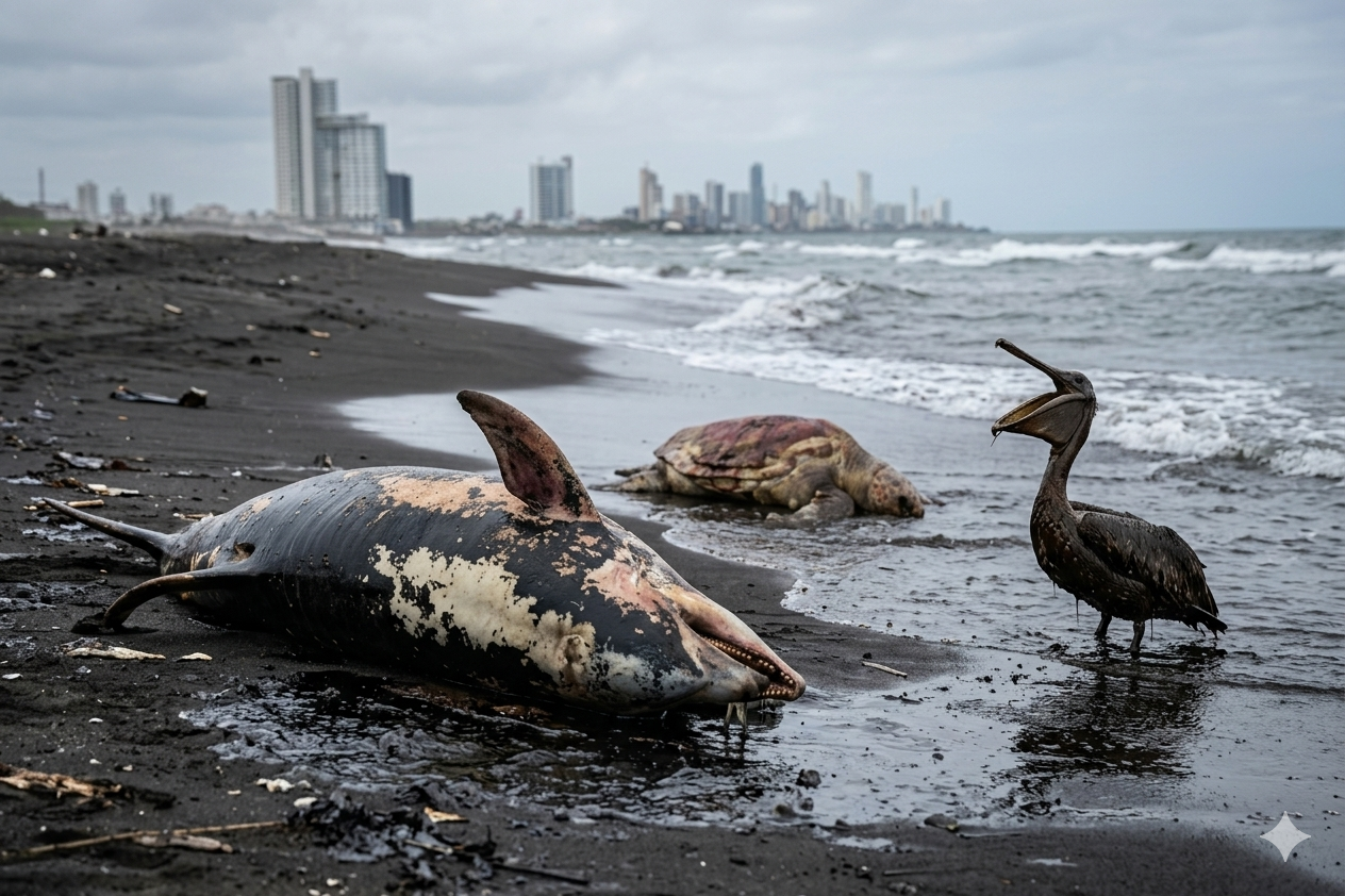 Sí fue PEMEX; separan a 3 funcionarios por derrame en el Golfo de México